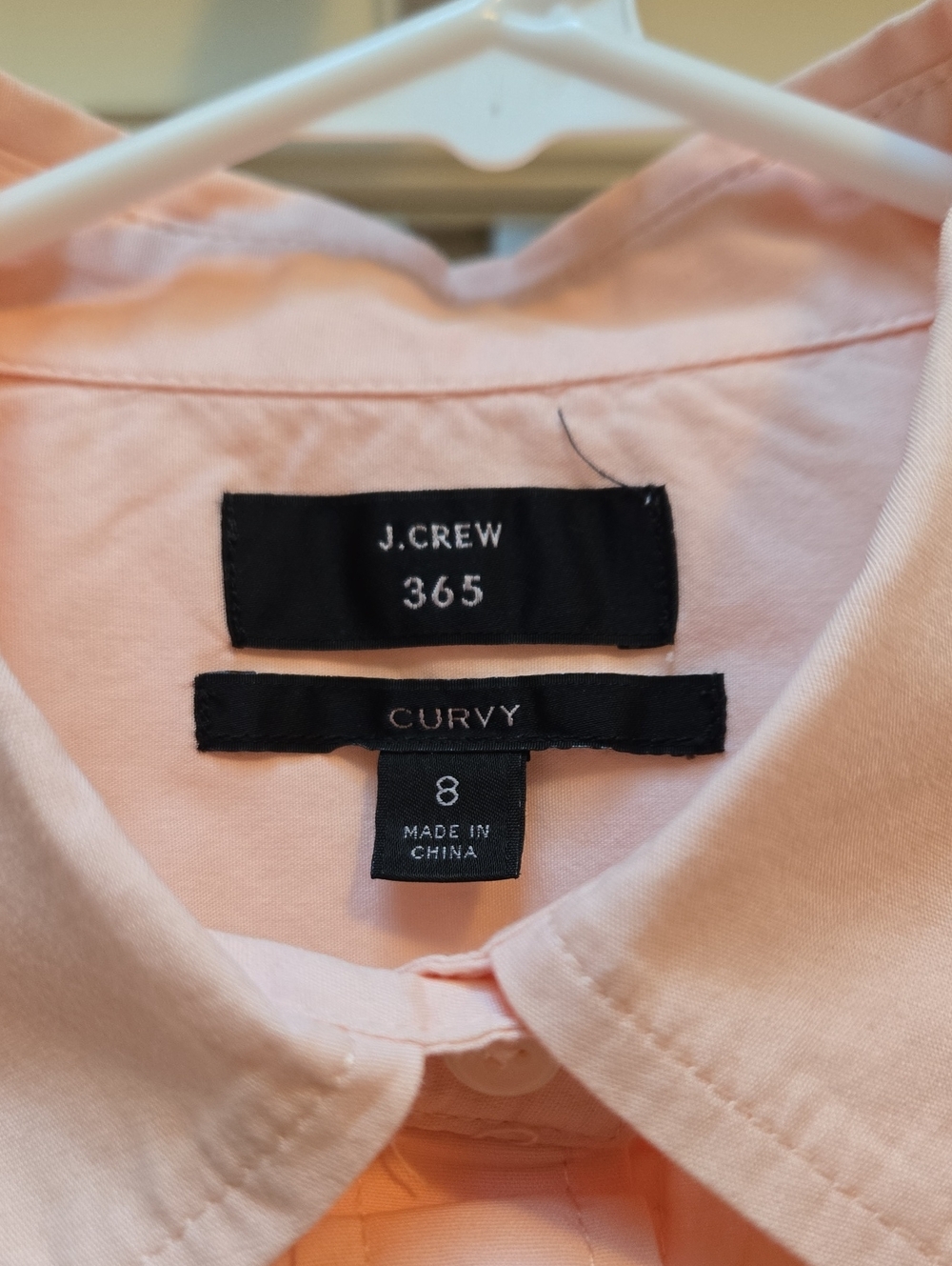 J. Crew 365 Stretch Cotton Classic Button-Down Shirt In Soft Pink - Picture 4 of 4